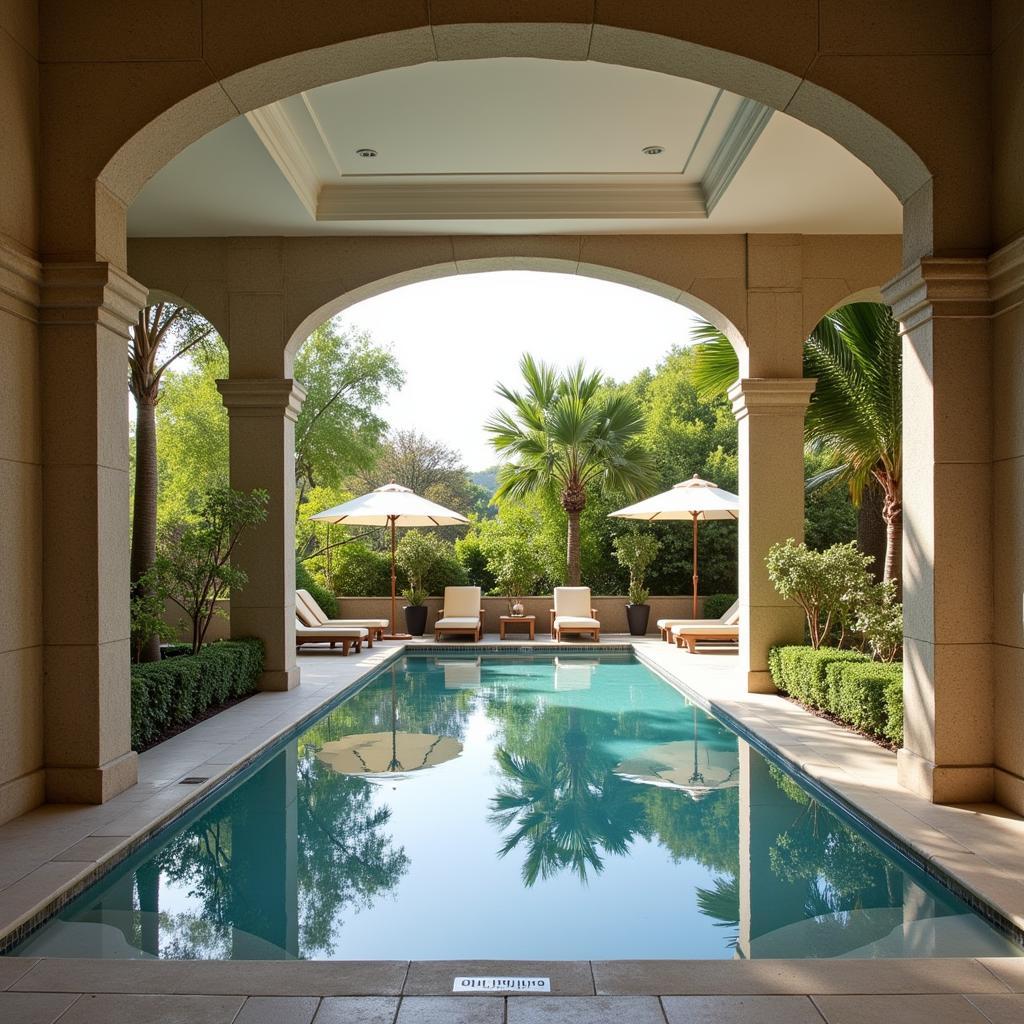 Spa Relaxation Area with Pool