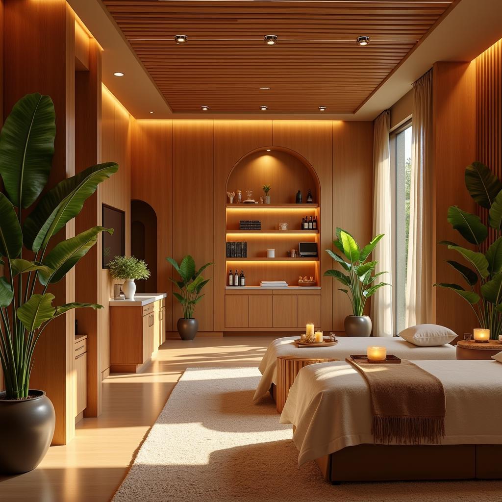 Relaxing Spa Atmosphere