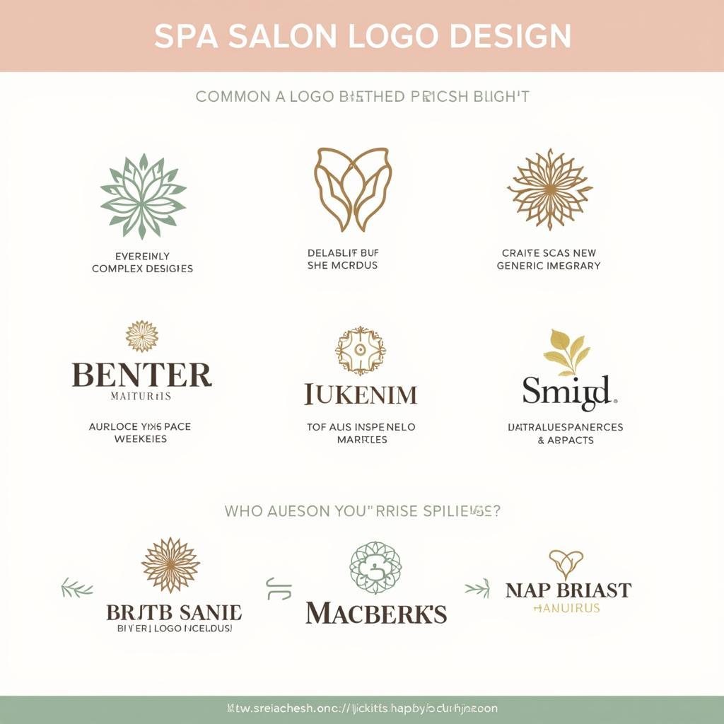 Common Spa Salon Logo Design Mistakes