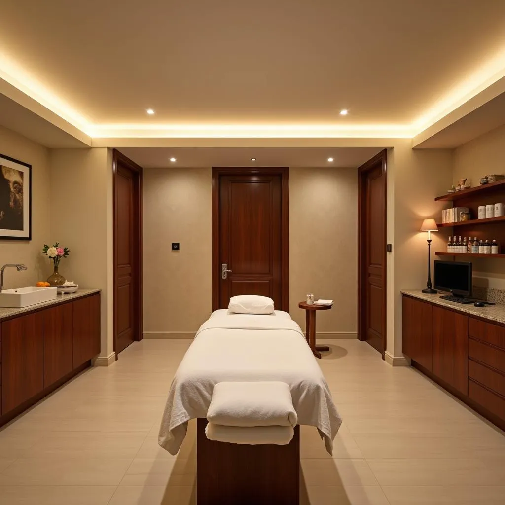 Luxurious spa treatment room in Andheri East