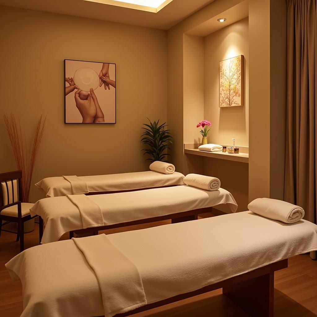 Relaxing Spa Treatment Room in Navi Mumbai