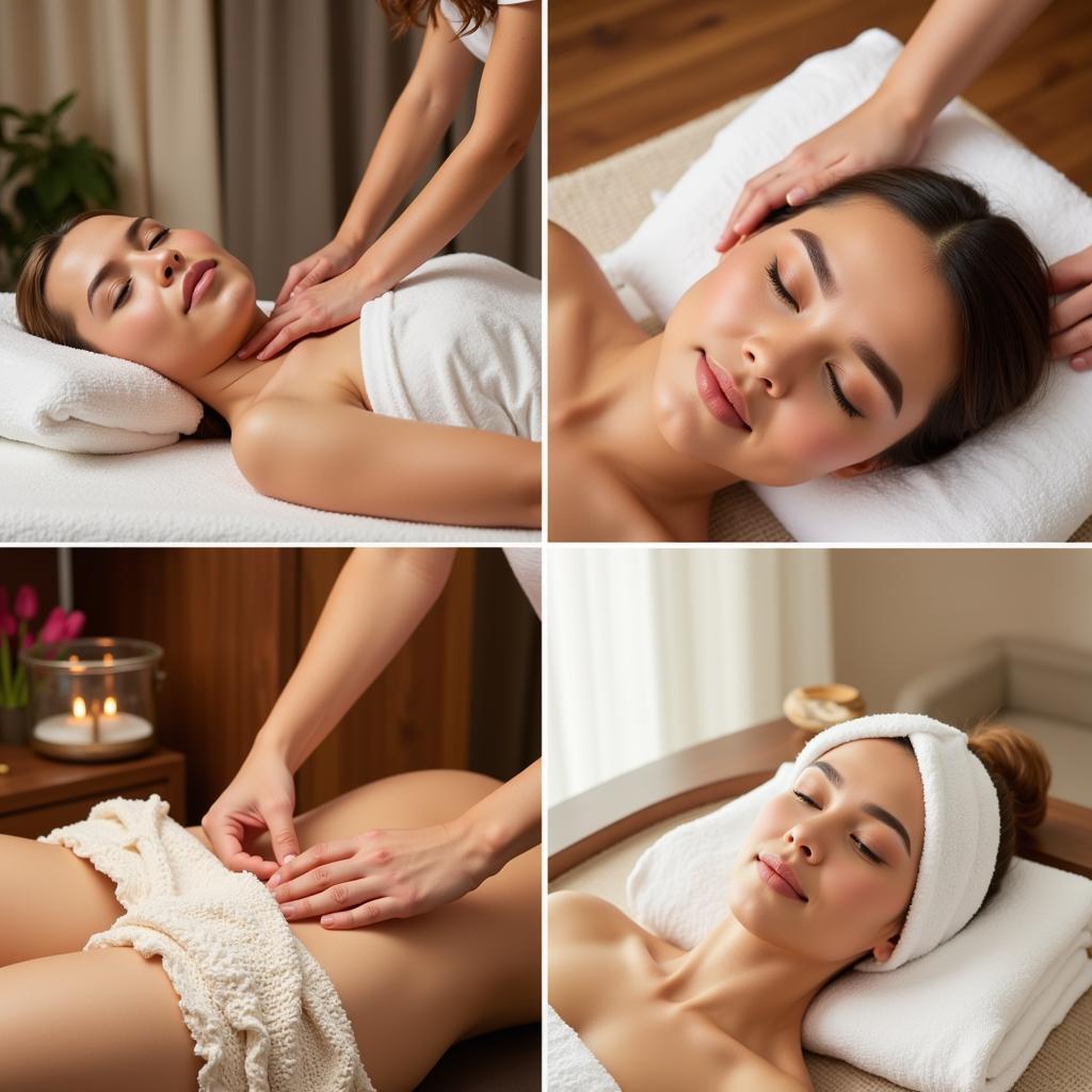 Spa Treatments: Massage, Facial, and Body Wrap