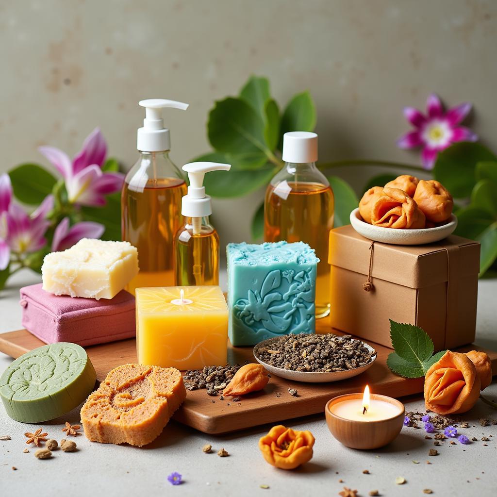 Sri Lankan Spa Products on Display