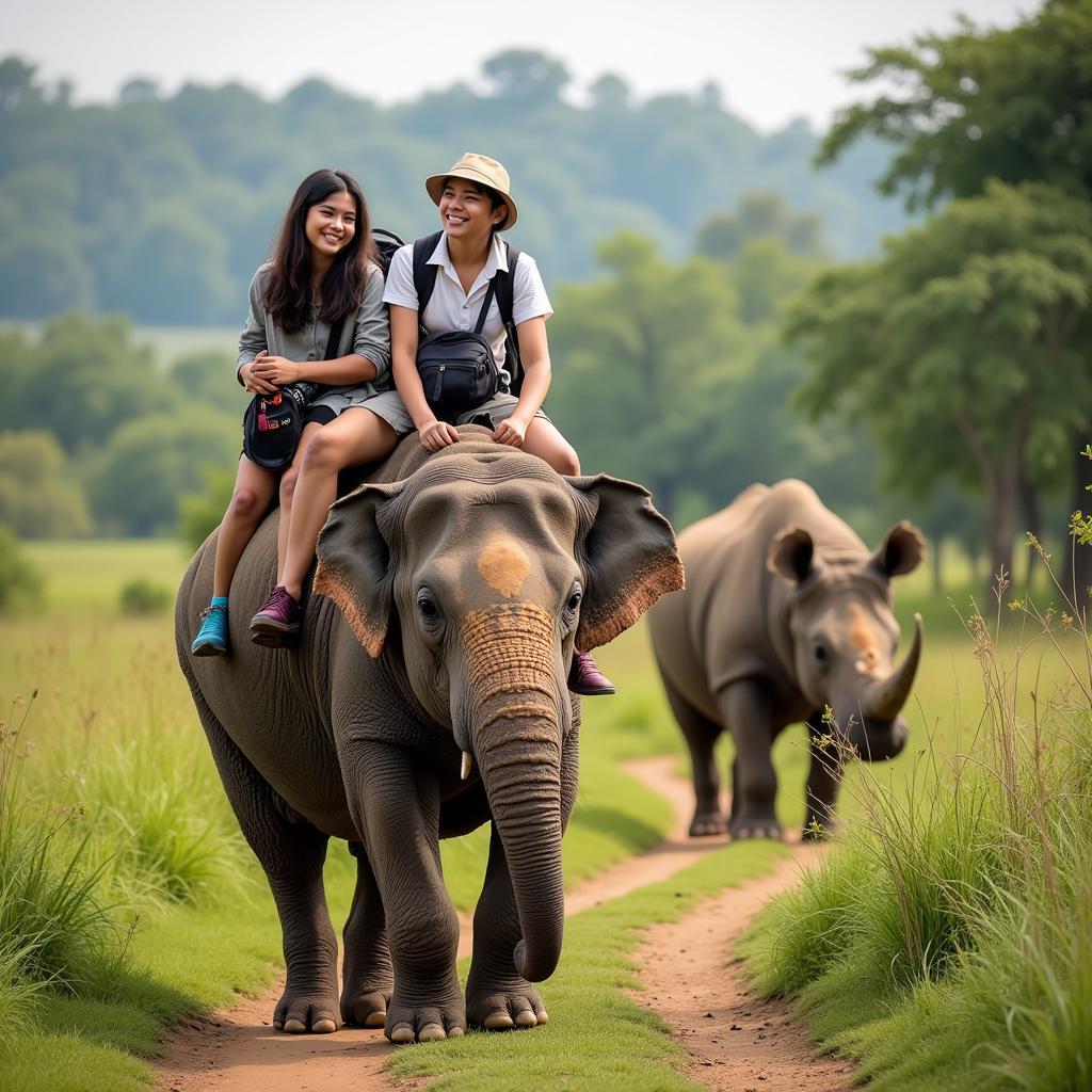 Elephant Safari in Kaziranga National Park