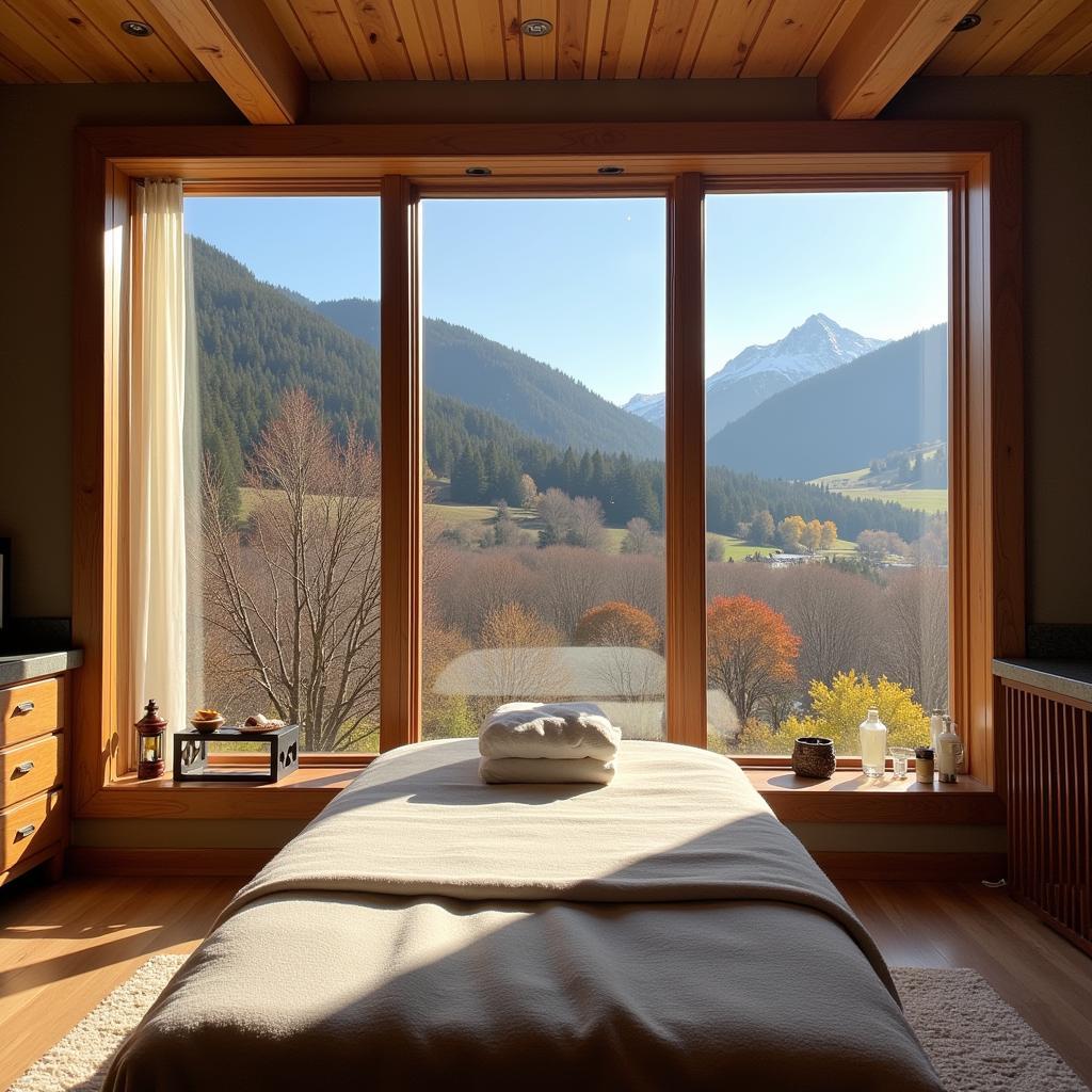 Sun Valley Spa Treatment Room with Mountain View