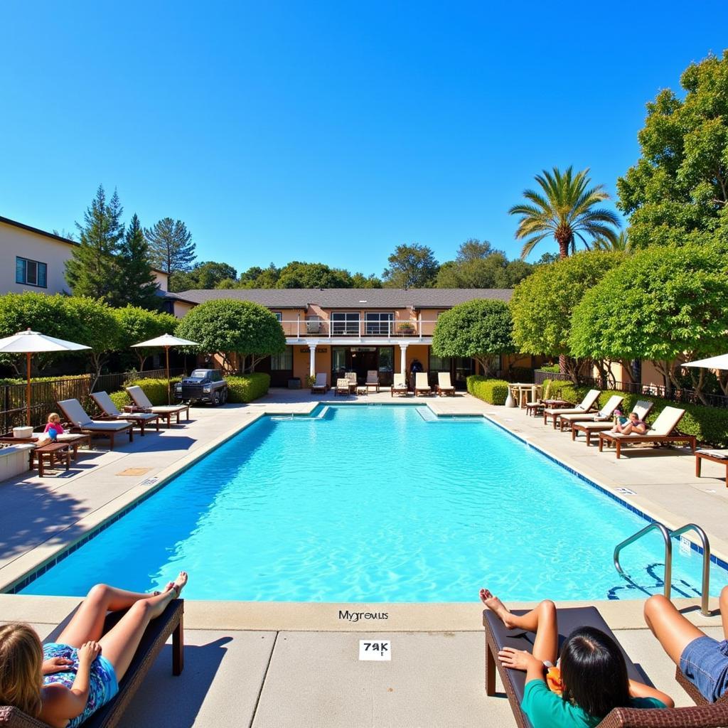 Sungreen Resort & Spa Relaxing Poolside