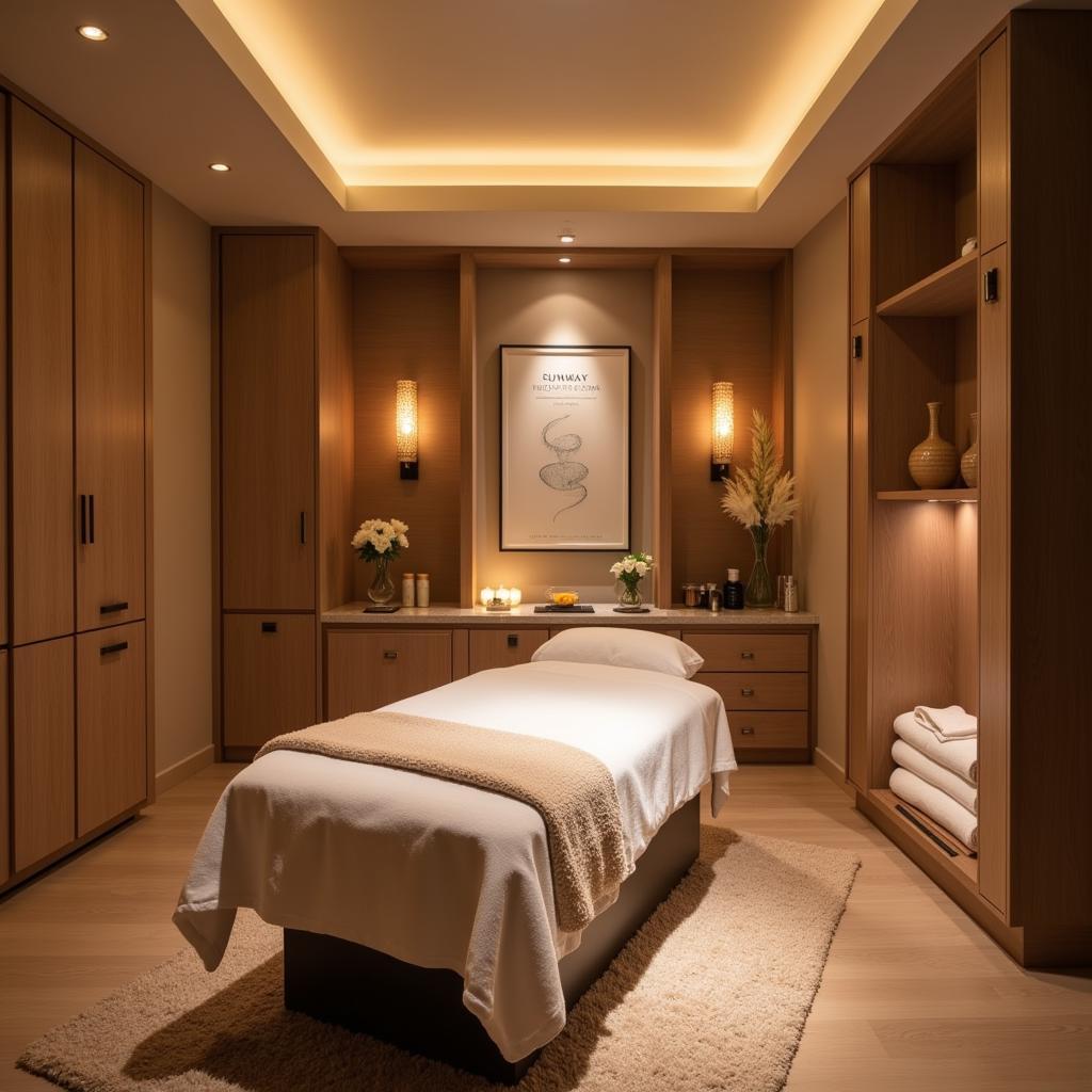 Luxurious treatment room at Sunway Resort Spa