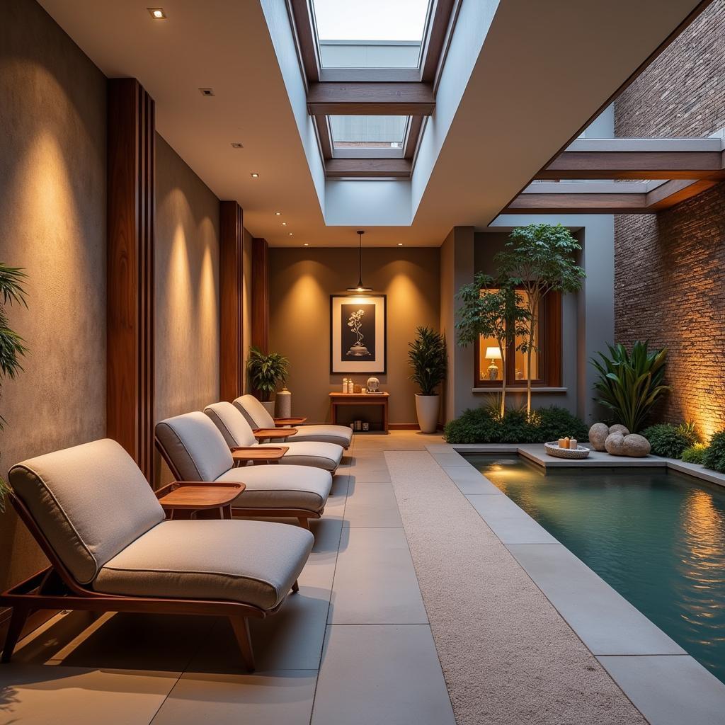 Peaceful Spa Relaxation Area