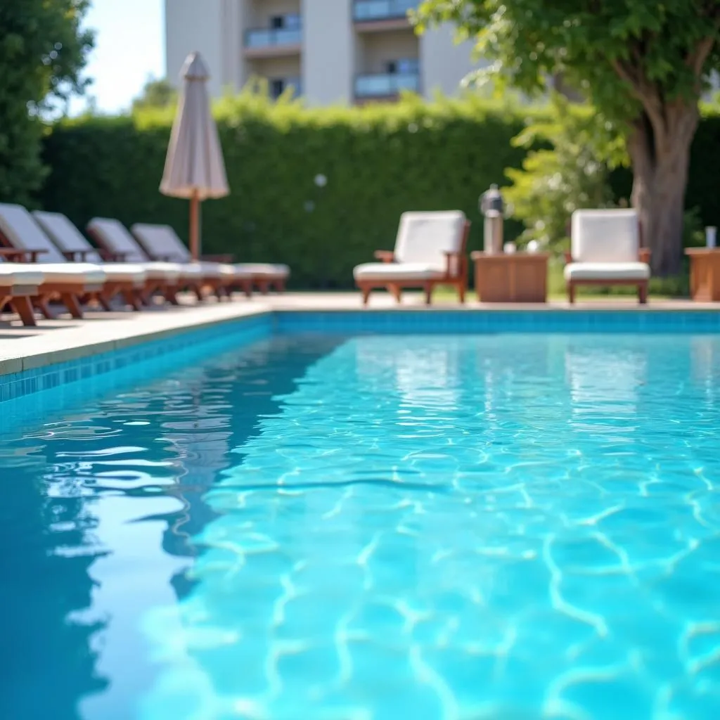 Luxury Pool with Lounge Chairs