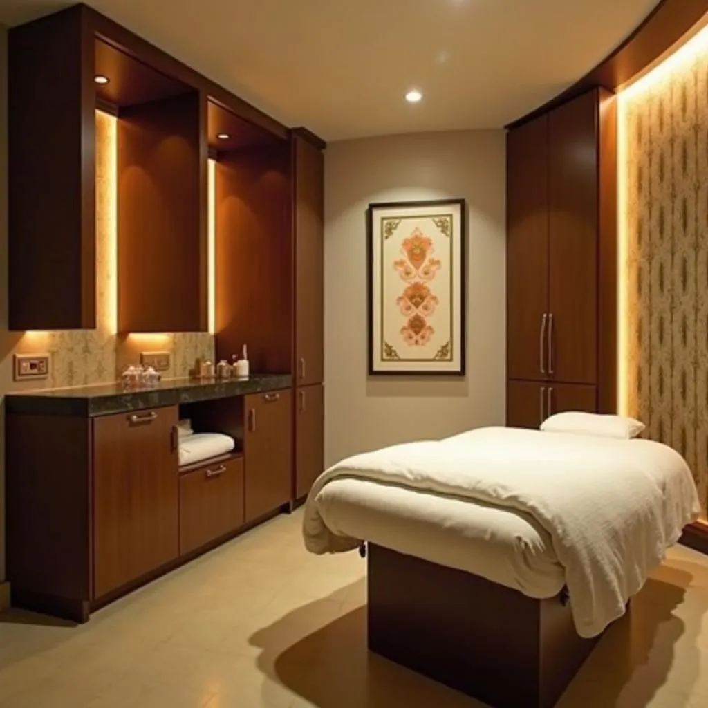 Luxurious Taj Jiva Spa treatment room