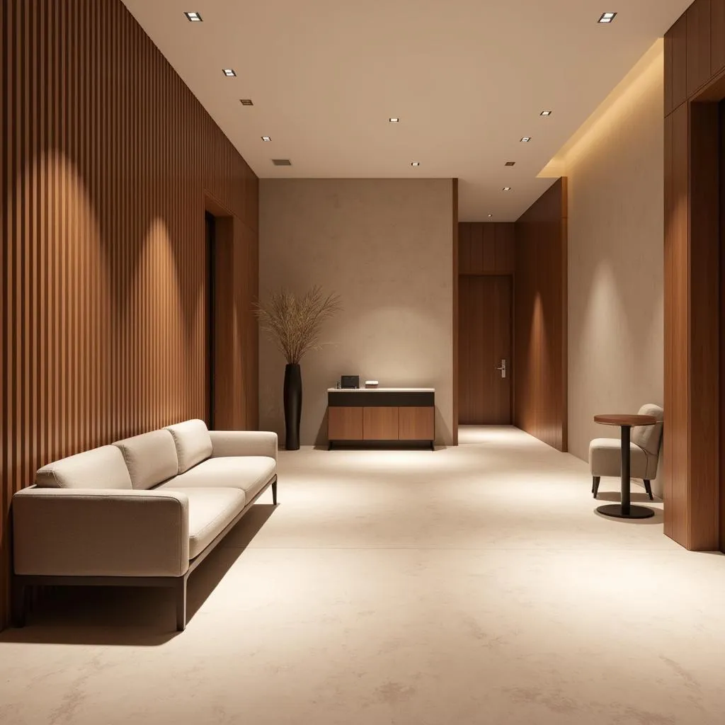 Elegant Reception Area at Tenova Spa 