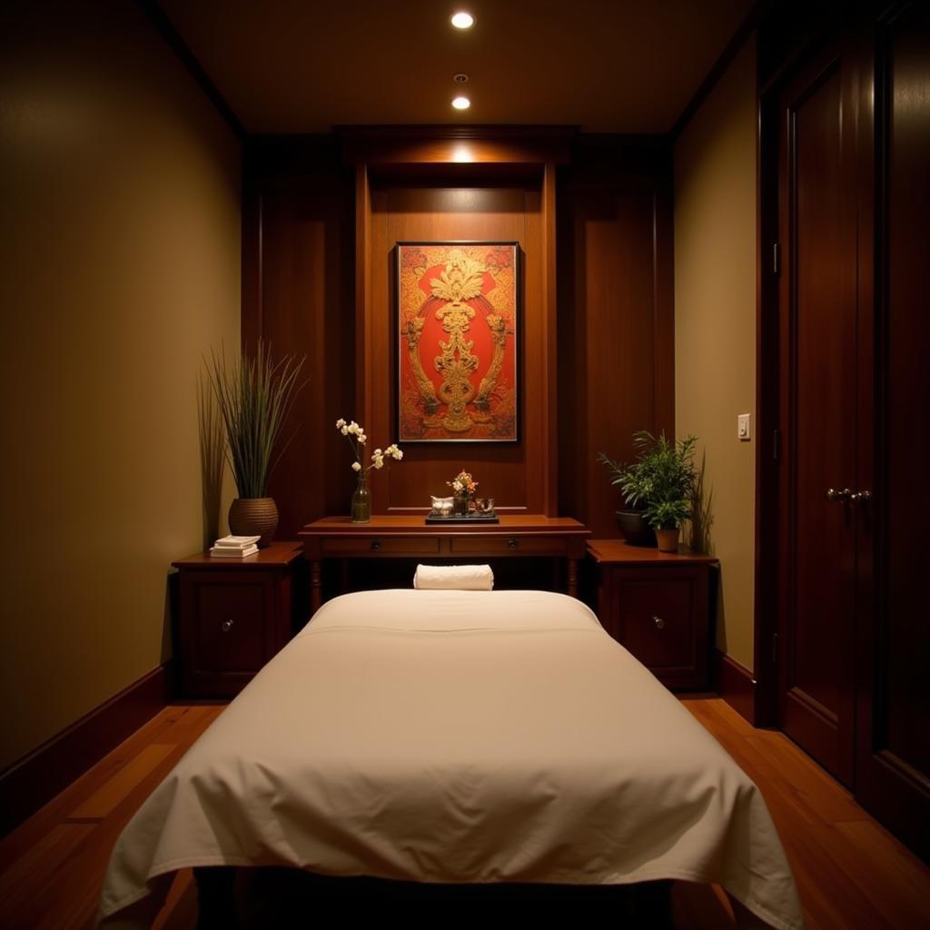 Serene ambiance of a Thai spa in Chennai