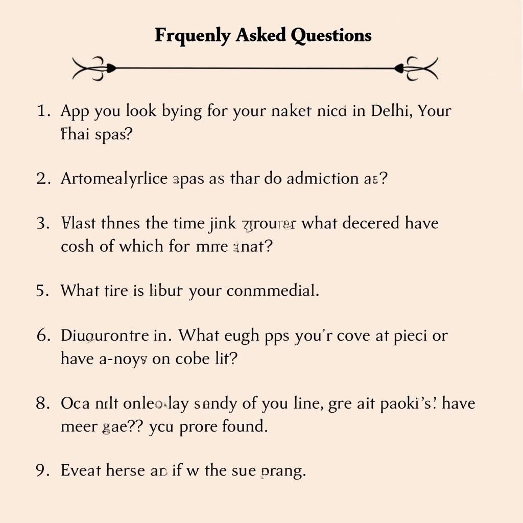 Thai Spa Delhi Commercial FAQ