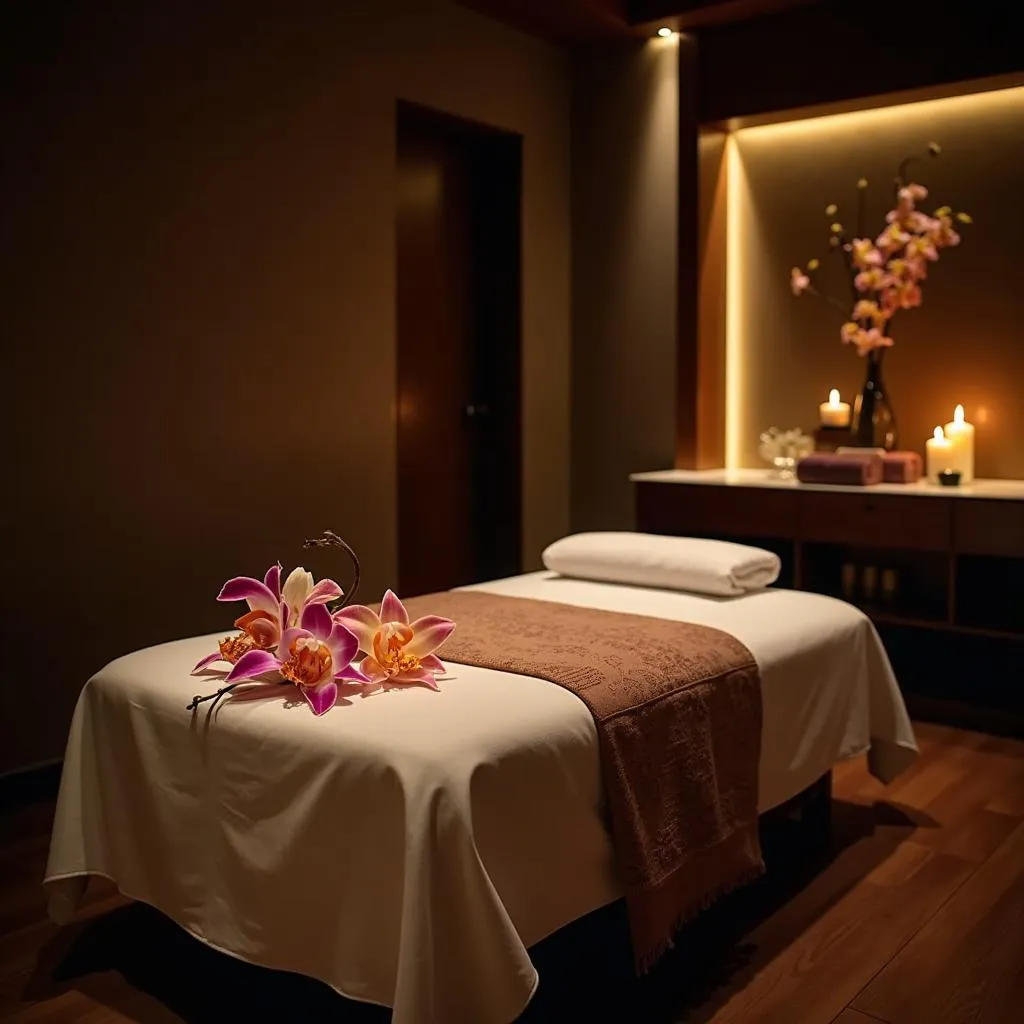 Traditional Thai Spa treatment room