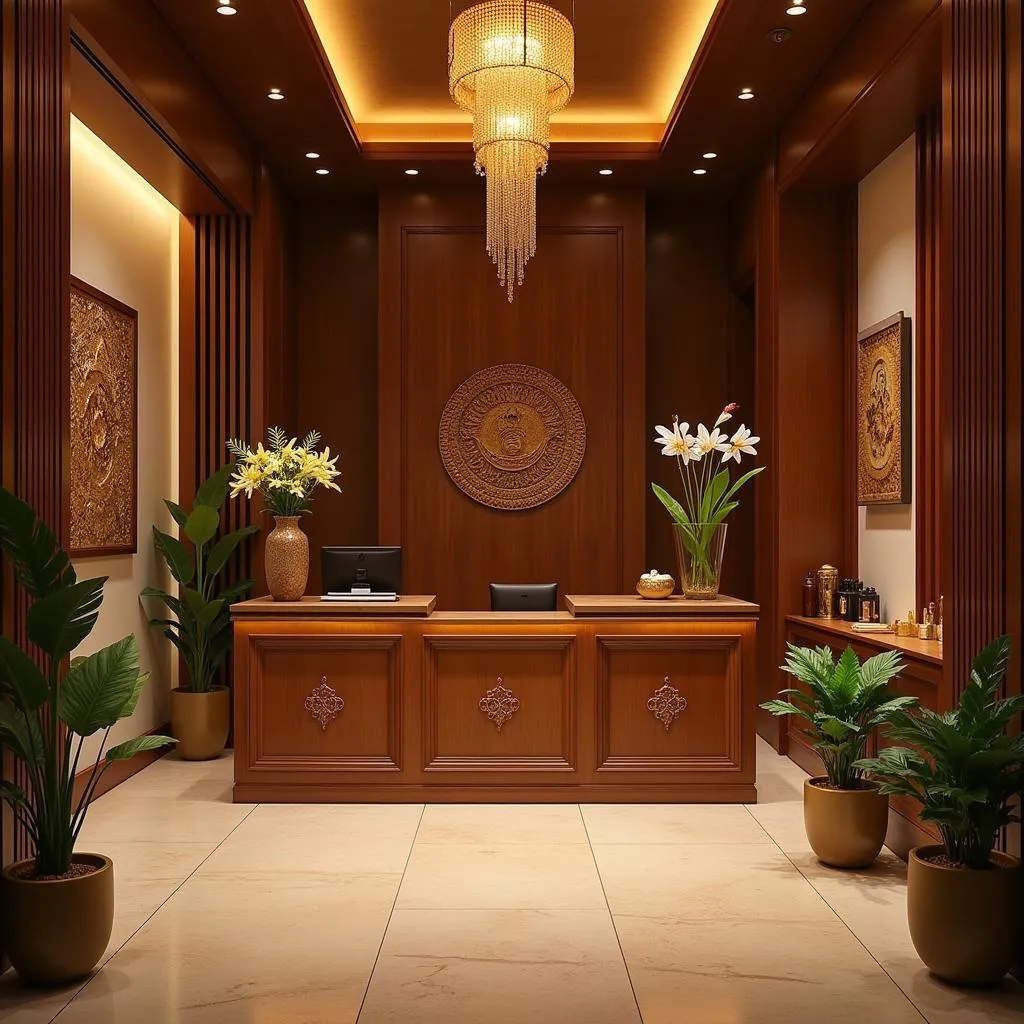 Thai Village Spa Ballygunge reception area