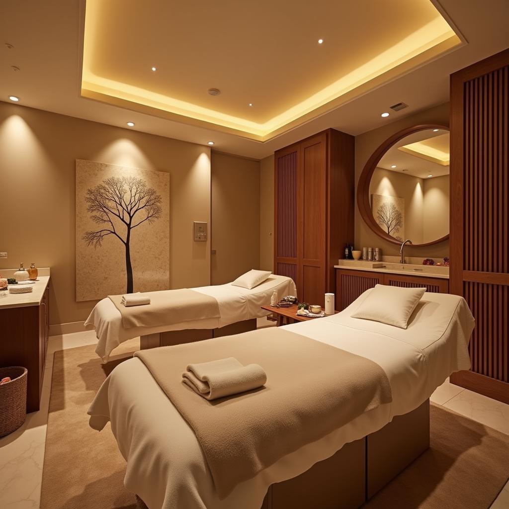 Luxurious spa interior in Lucknow