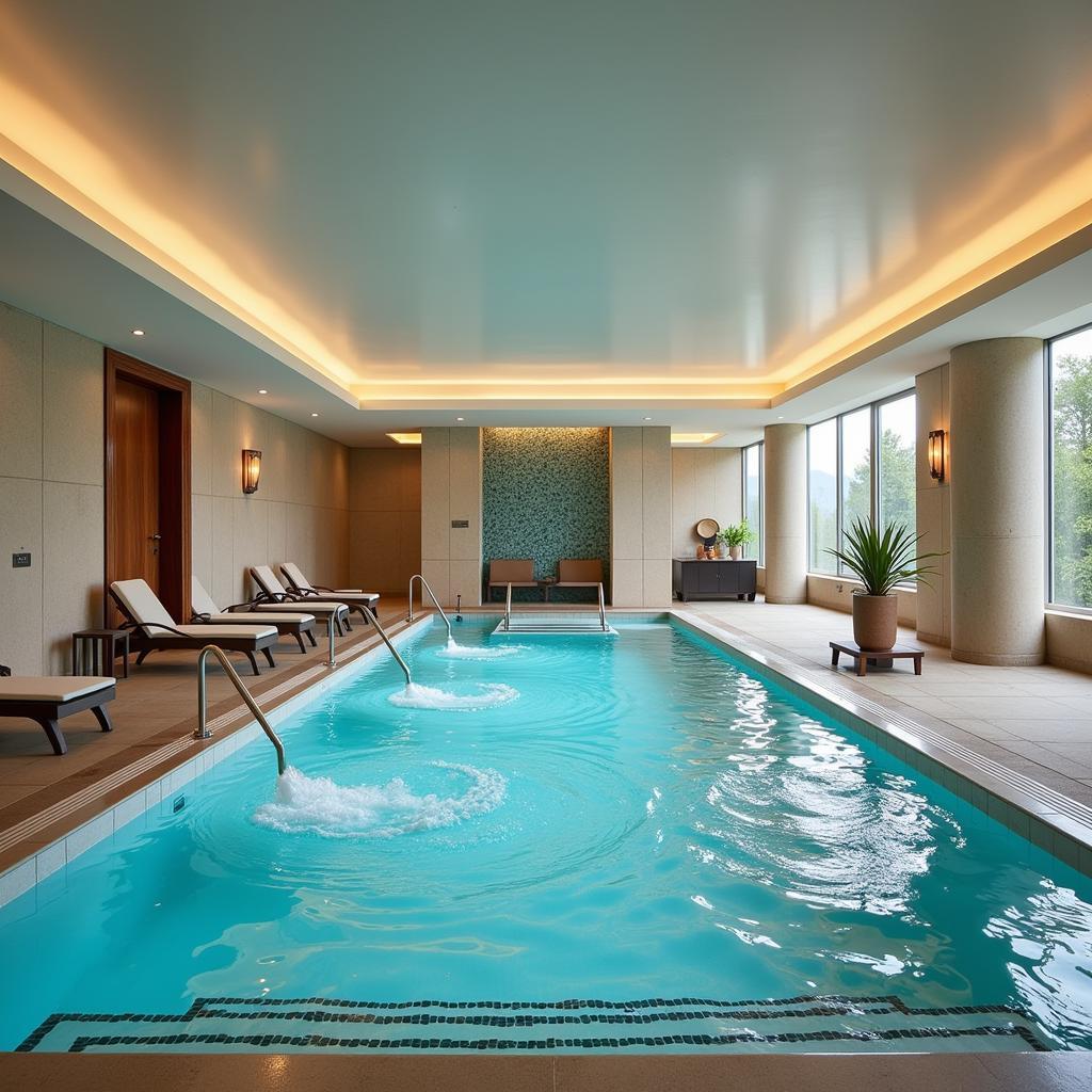 Hydrotherapy Pool at a Transatlantik Hotel Spa