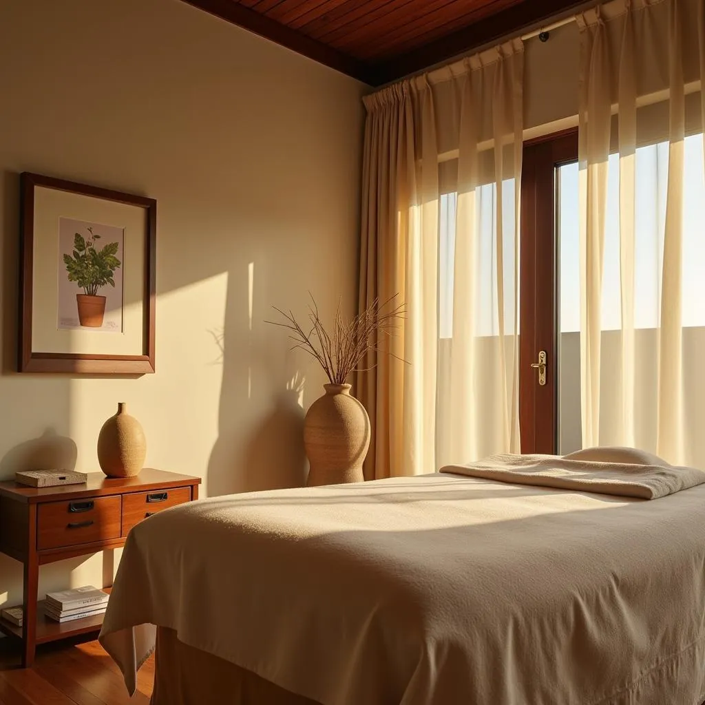 Tranquil Treatment Room at Amanvana Spa