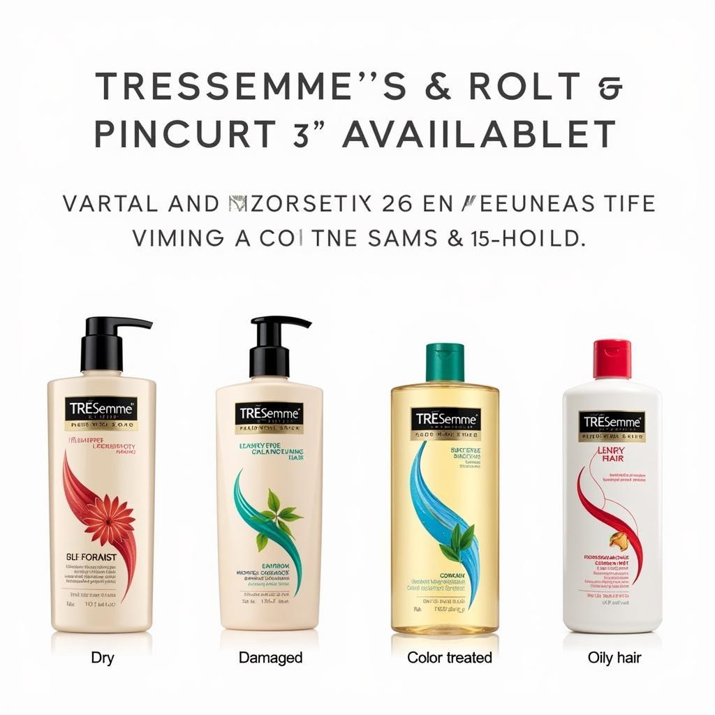 Tresemme Hair Spa Product Line Display