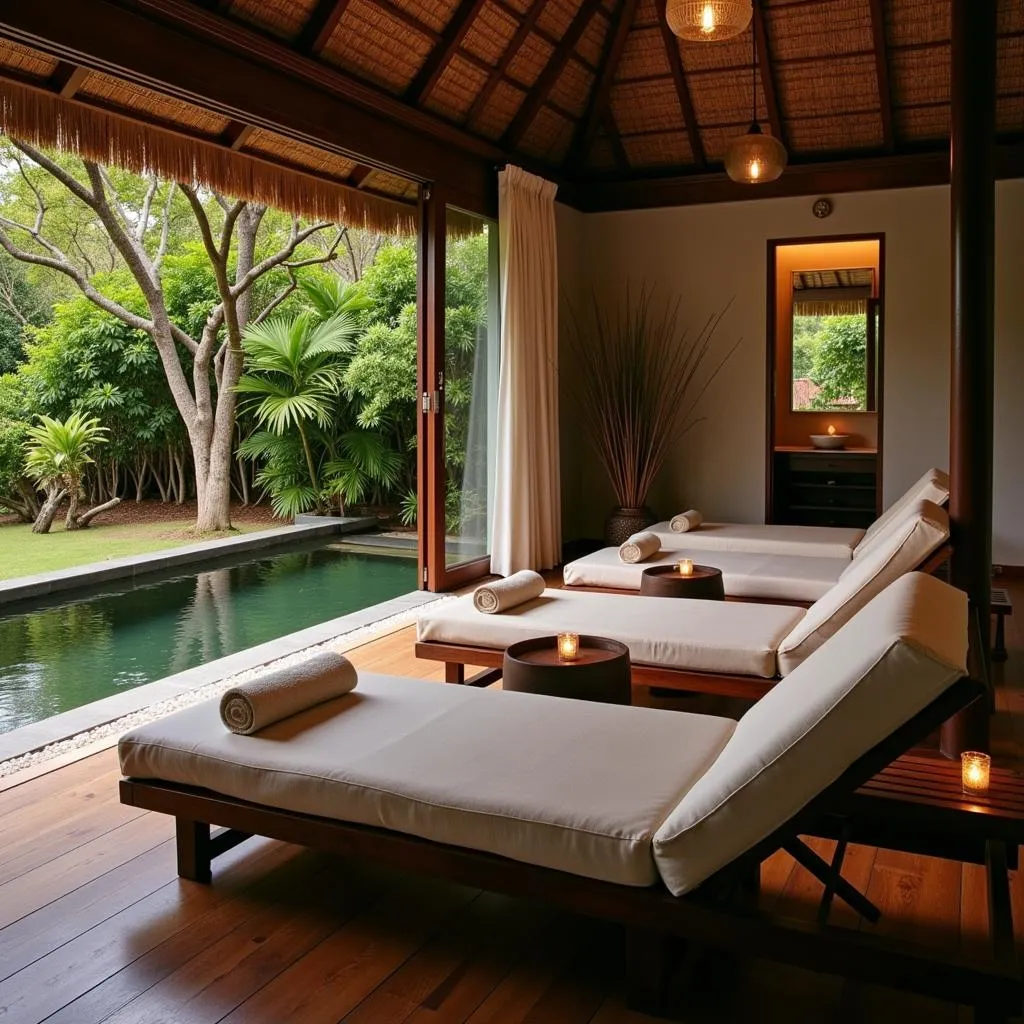 Relaxation Area in Ubud Spa