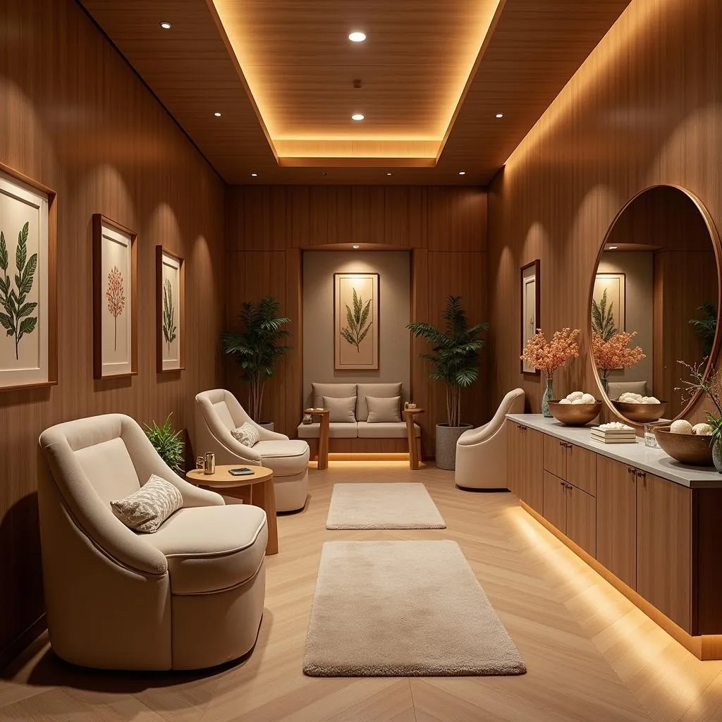 Luxurious interior of a Valentino resort spa