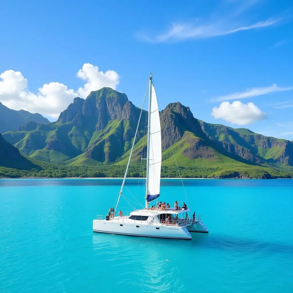 Catamaran Cruise in Mauritius 