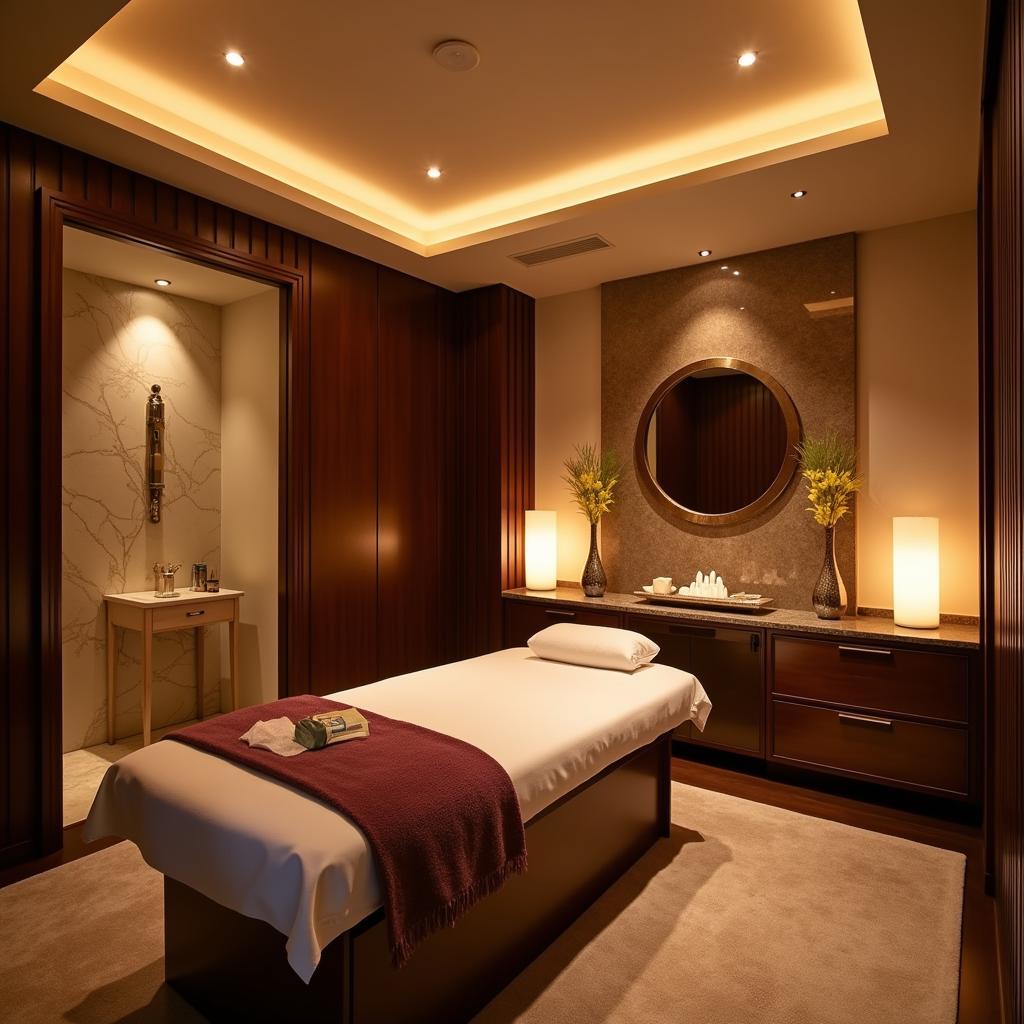 Luxurious VIP Thai Spa Treatment Room