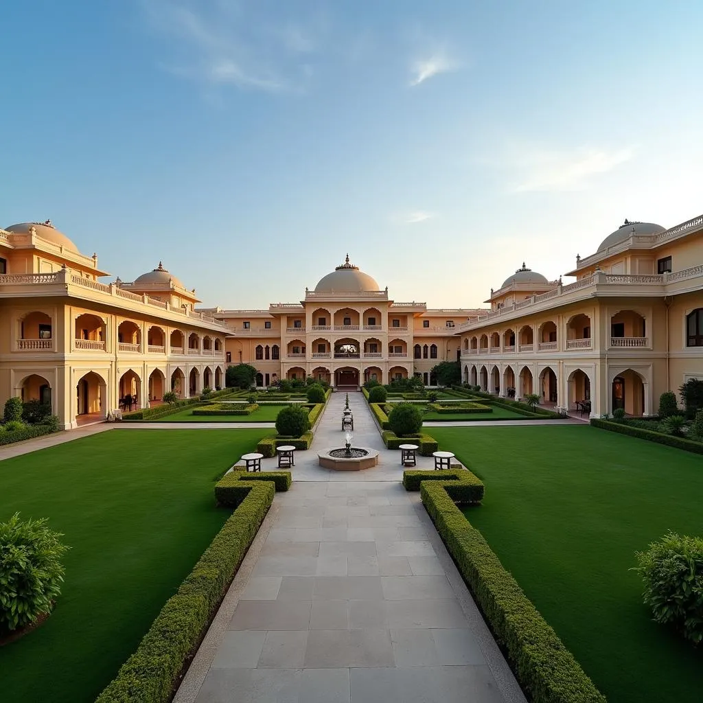 Luxurious exterior of The Westin Pushkar Resort and Spa