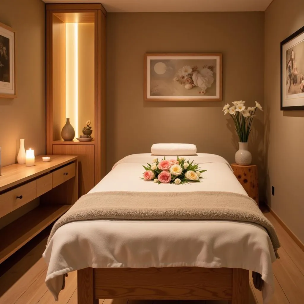 Serene Spa Treatment Room