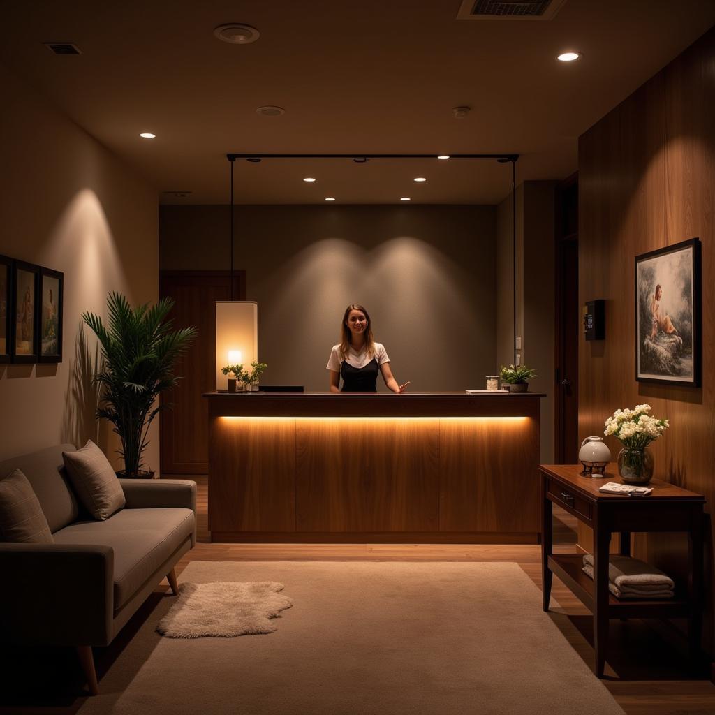 24 Hour Spa Reception Area