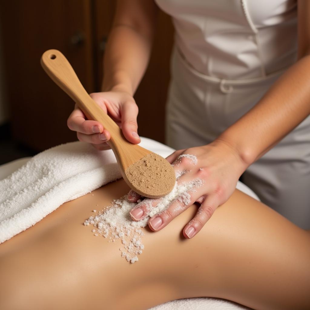 Invigorating Korean Body Scrub Treatment at 8853 Spa