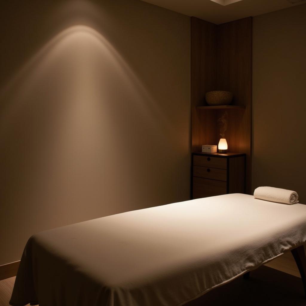 Relaxing Korean Spa Treatment Room at 8853 Spa