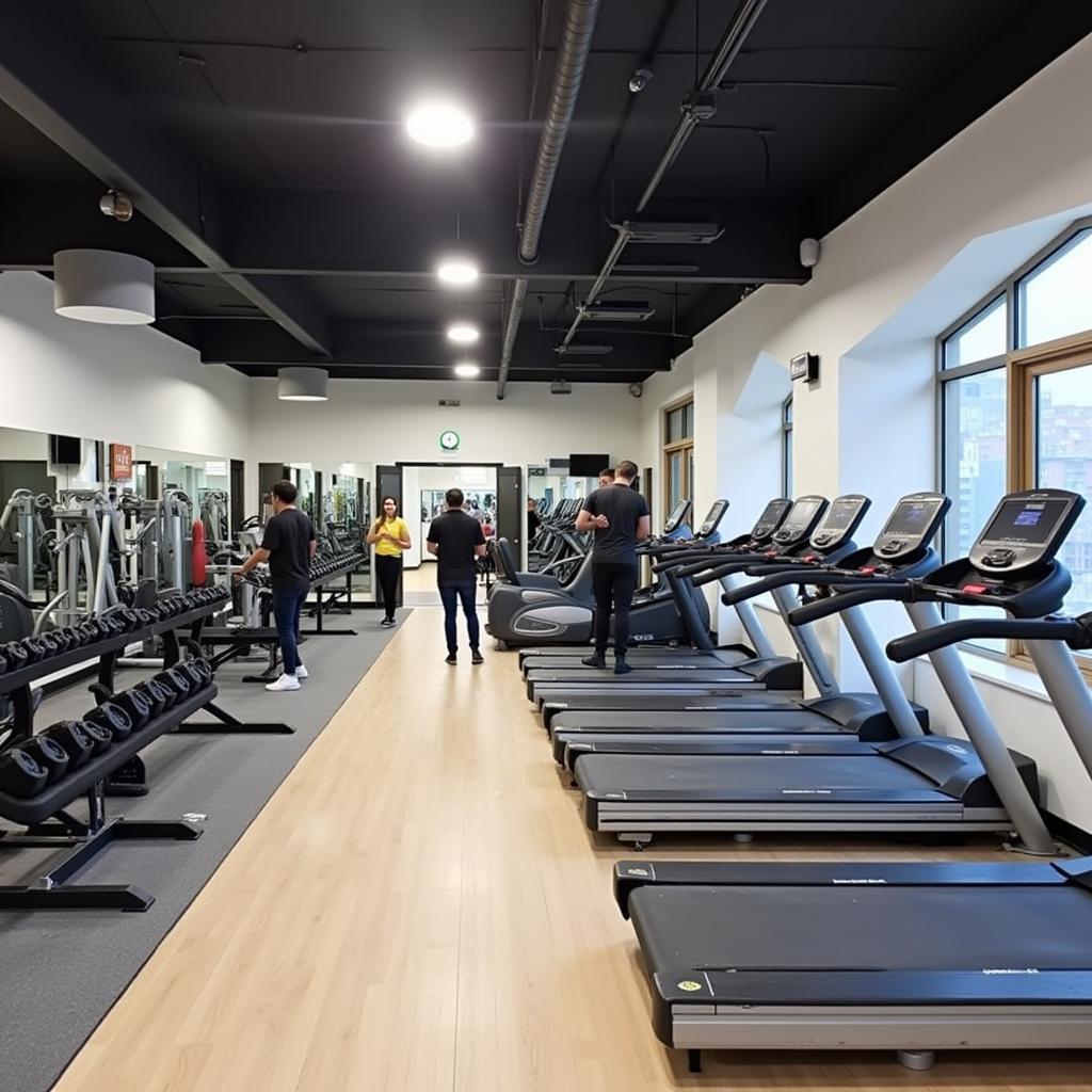 Modern Gym Equipment at 999 Fitness Studio