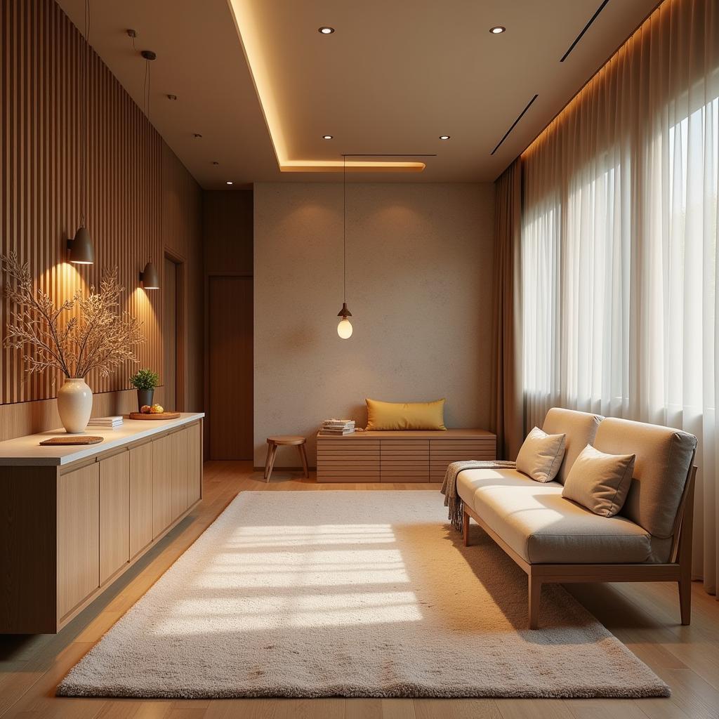 Serene Interior of 9th Avenue Spa Kalkaji