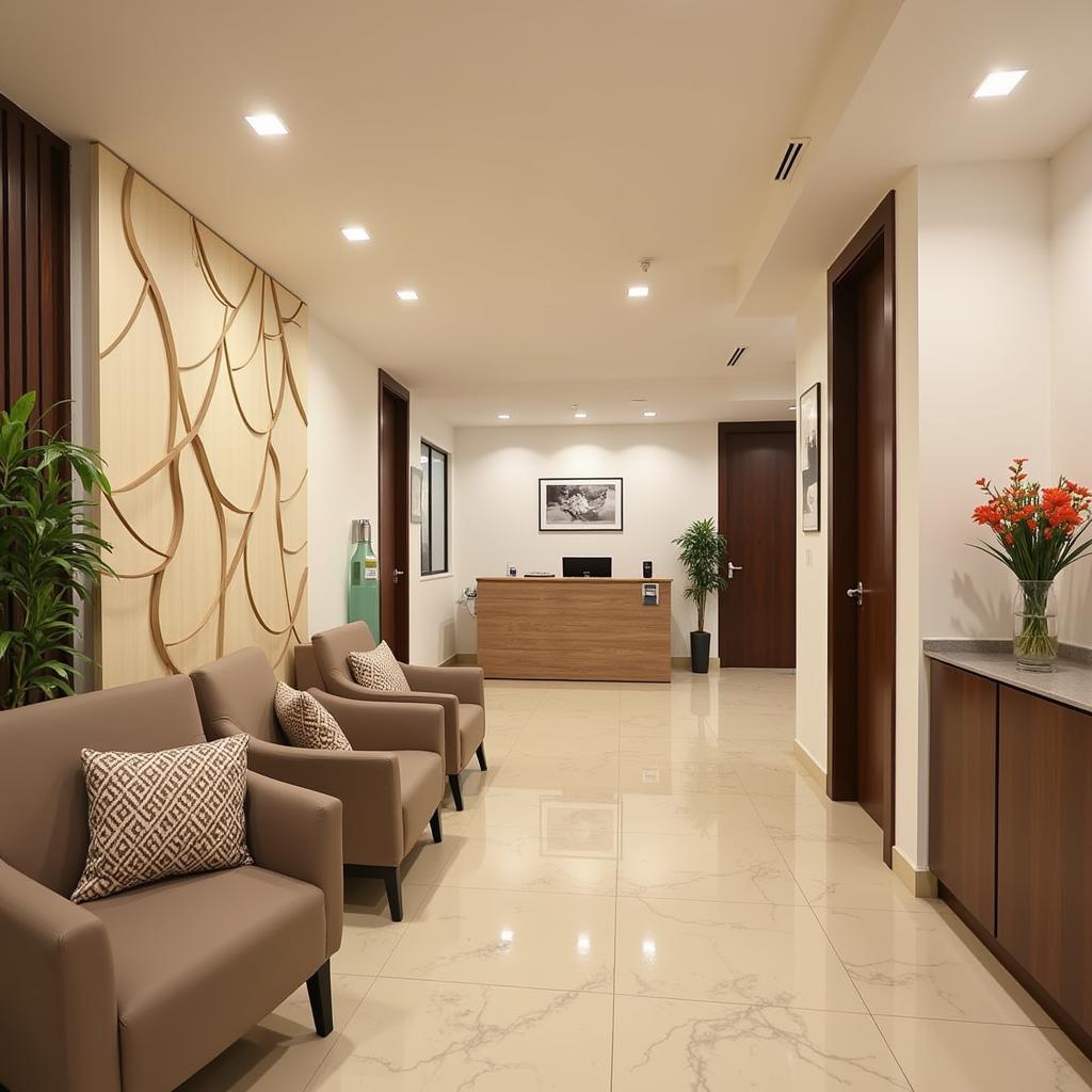 Aarti Gutta Spa & Salon Reception Area in Chennai