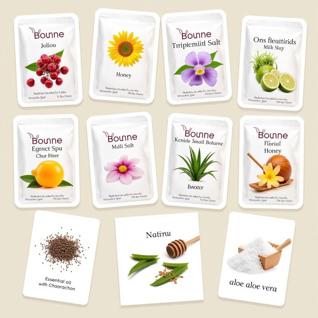 Different Variations of Abonne Spa Milk Salt