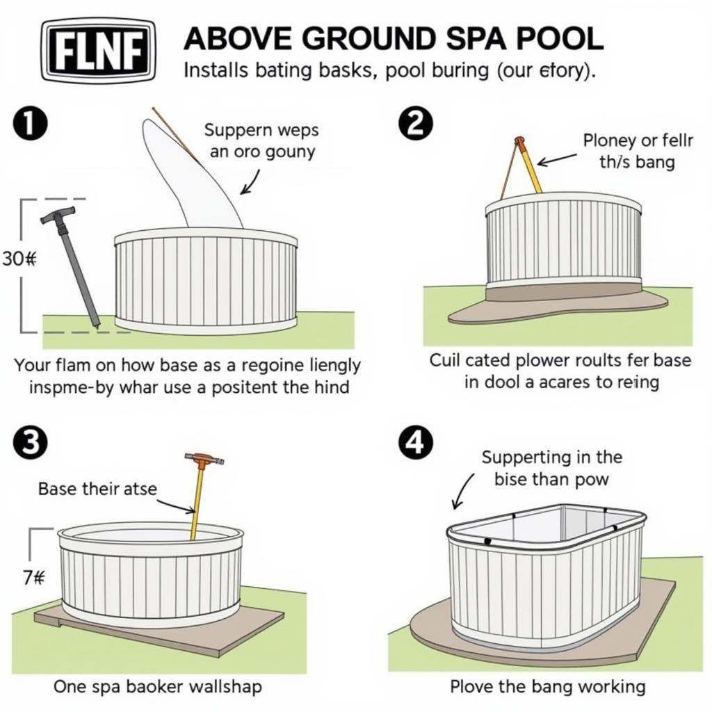 Above Ground Spa Pool Installation