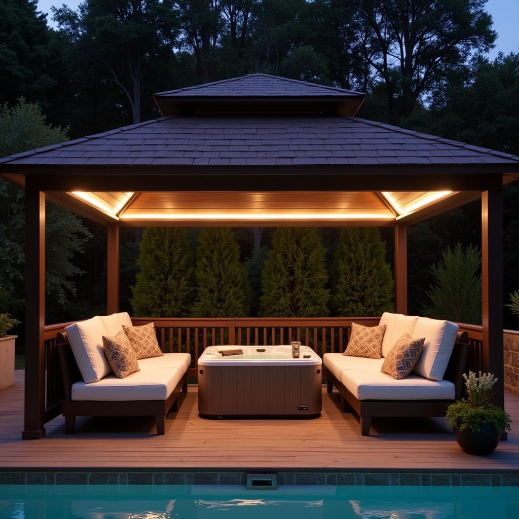 Abri Spa Gazebo with Luxury Features