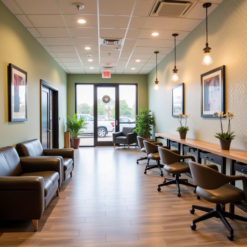 Relaxing Interior of an Academy Salon and Spa in Tahlequah