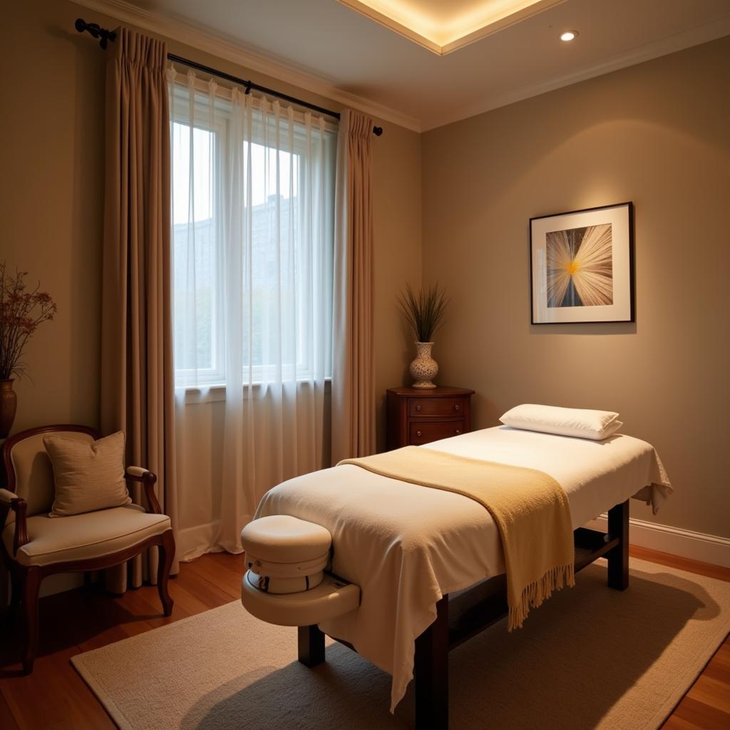 Serene Massage Therapy Room at Ace Water Spa