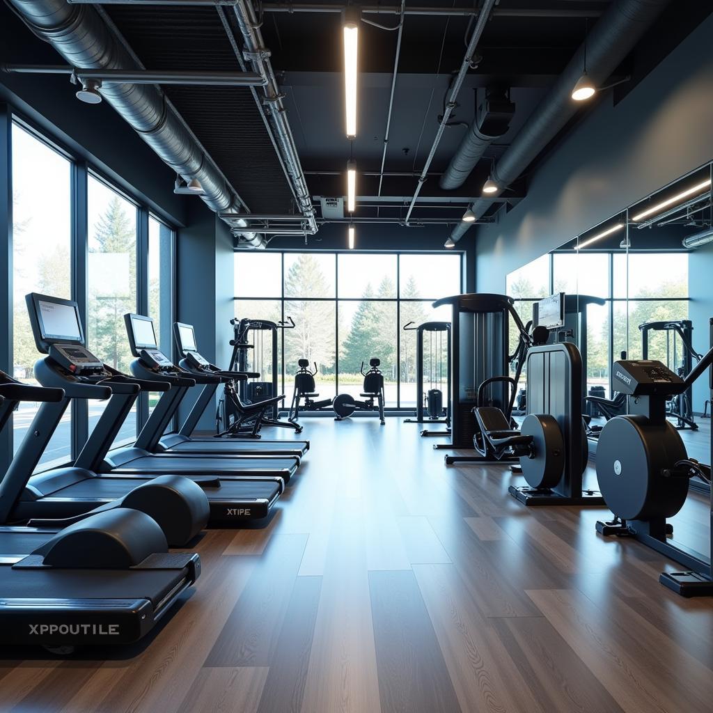 Modern and well-equipped facilities at Addiction Gym & Spa