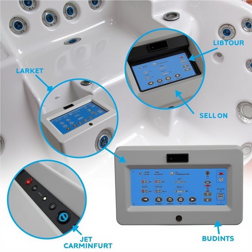 Adjustable Spa Control Panel