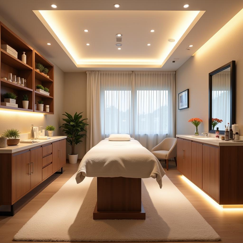 Relaxing Treatment Room at an Agape Medical Spa