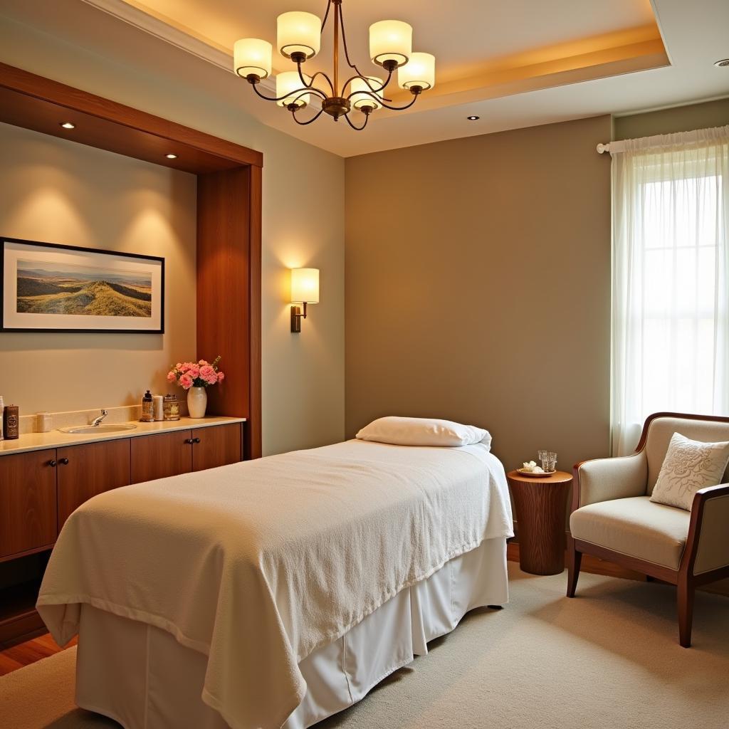 Luxurious Aheli Spa Treatment Room