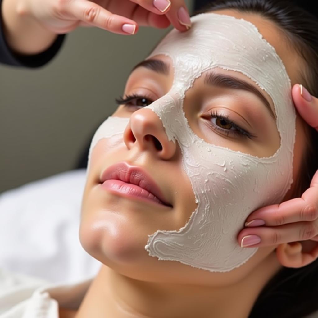 Facial treatment at Aisha Beauty Salon & Spa