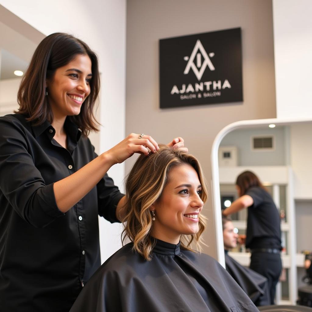 Ajantha Salon Haircut and Styling