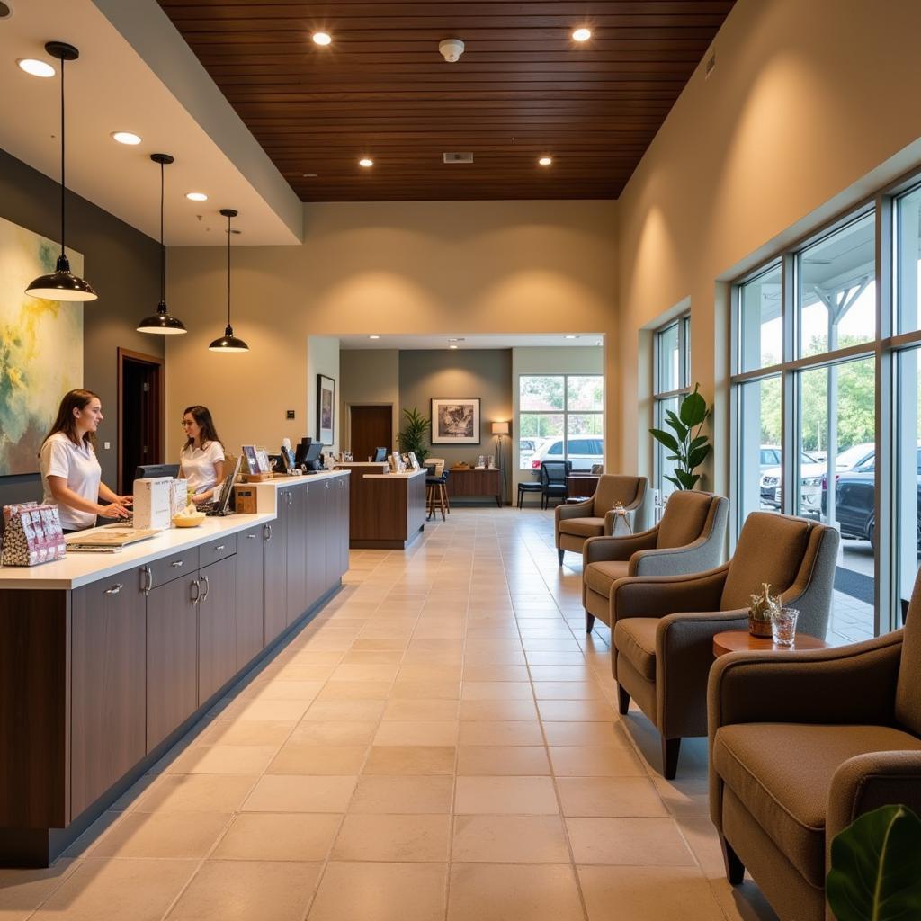 Elegant reception area at the Al Diar Capital Hotel Abu Dhabi Spa