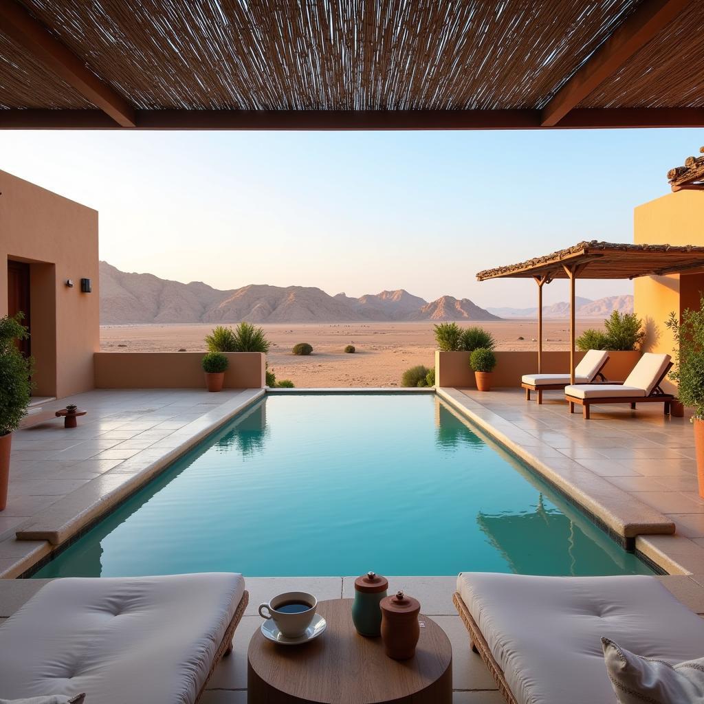 Private Suite Pool at Al Maha Desert Resort & Spa