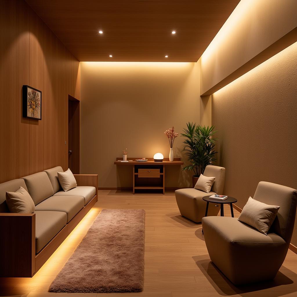 Relaxation Area at Alaya Spa Bangalore