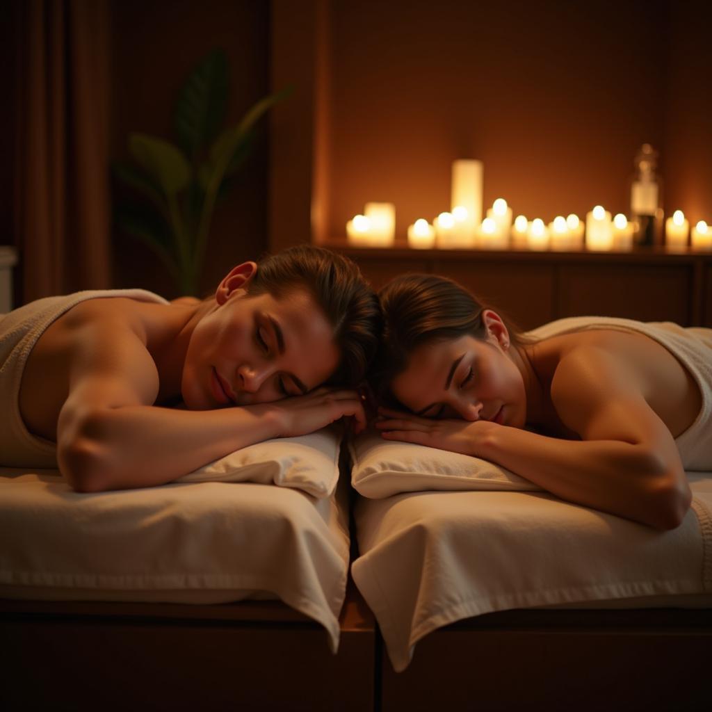 Albany Spa Retreat: Couple Enjoying a Massage